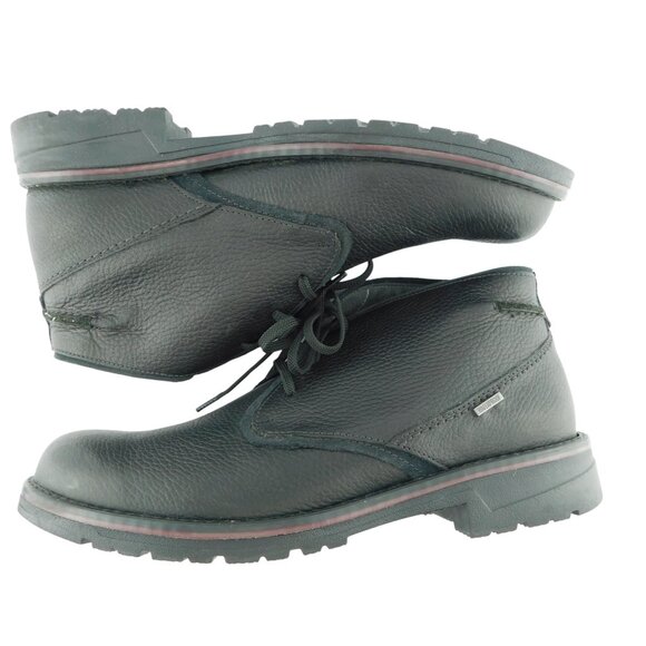 Unworn CLARKS Black Leather Lace-up Walking Boots 10.5 main image 5